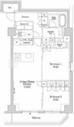 ザ・パークハビオSOHO市谷左内町 603 間取り図