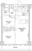ザ・パークハビオSOHO市谷左内町 604 間取り図