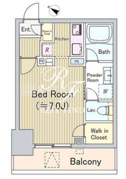 オリゼー茅場町 702 間取り図