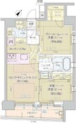 レビスタ白金高輪 1103 間取り図