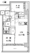 エスレジデンス板橋大山 306 間取り図
