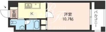エスティメゾン銀座 405 間取り図