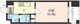 エスティメゾン銀座 405 間取り図