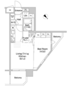 コンフォリア南砂町 512 間取り図