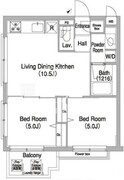 コンフォリア学芸大学 305 間取り図