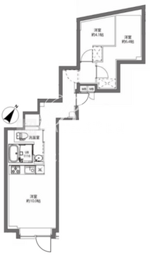 エスタート大井町 101 間取り図