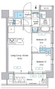 プレディアコート三軒茶屋 602 間取り図
