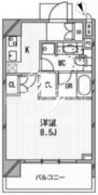 アーデン麻布十番 703 間取り図