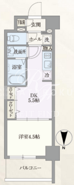 グランパセオ菊川 302 間取り図