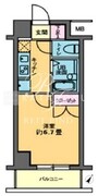カスタリア要町 802 間取り図