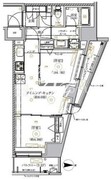 リルシア墨田八広 706 間取り図