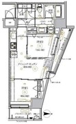 リルシア墨田八広 307 間取り図