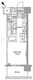 パークハビオ赤坂 404 間取り図