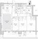 ザ・パークハビオ代々木 701 間取り図