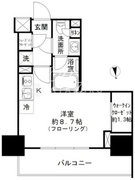 ザ・パークワンズ芝公園 508 間取り図