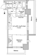 ブリリアンクラス高円寺 1204 間取り図