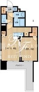 ファインアドレス新御徒町 507 間取り図