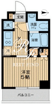 エスティメゾン武蔵小山 209 間取り図