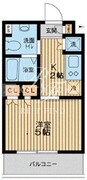 エスティメゾン武蔵小山 406 間取り図