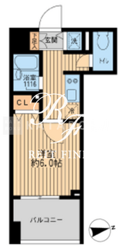 クリオ戸越銀座壱番館 602 間取り図
