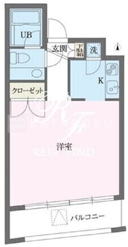 パークフロント西新宿 701 間取り図