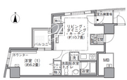 アクティ汐留 2917 間取り図