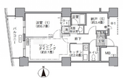 アクティ汐留 3806 間取り図