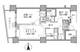 アクティ汐留 3806 間取り図