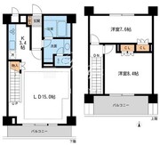 NTPRレジデンス鷹番 307 間取り図