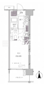 エースタンダード芝浦 803 間取り図