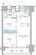 ルフォンプログレ田原町 1502 間取り図