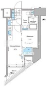 ルフォンプログレ田原町 1001 間取り図