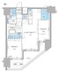 ルフォンプログレ田原町 1501 間取り図
