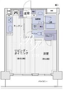 エスティメゾン大島 1409 間取り図