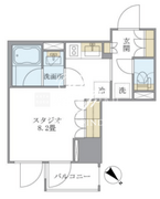 ラドゥセール巣鴨 910 間取り図