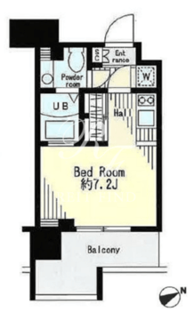 レジディア市谷薬王寺 306 間取り図