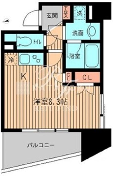 KDXレジデンス神楽坂 401 間取り図