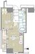 ホワイトタワー浜松町 1702 間取り図