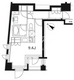 ミリアレジデンス日本橋人形町2 404 間取り図