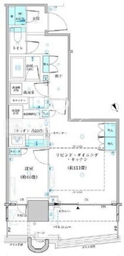 パークタワー勝どき S-925 間取り図