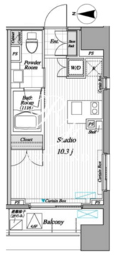 レジディア錦糸町2 604 間取り図