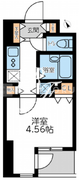 フォレシティ六本木 505 間取り図