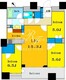 パークタワー勝どき 4921 間取り図