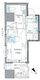 パークホームズ浜松町 1501 間取り図