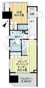 ライオンズアイル赤坂 1101 間取り図
