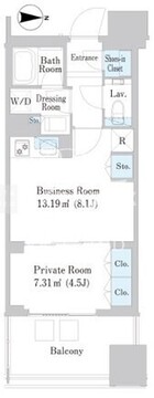 シティタワー銀座東 820 間取り図