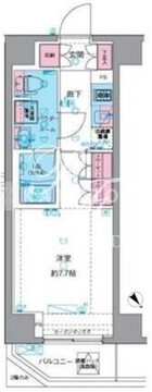 ジェノヴィア南千住6スカイガーデン 401 間取り図