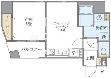 KDXレジデンス元浅草 401 間取り図