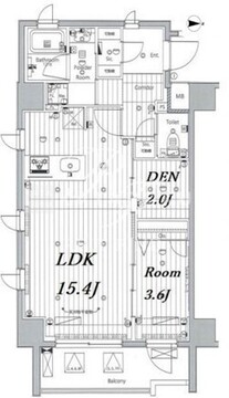 メイクス浅草イースト 306 間取り図