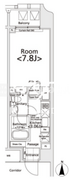  プライマル新宿若松町 303 間取り図